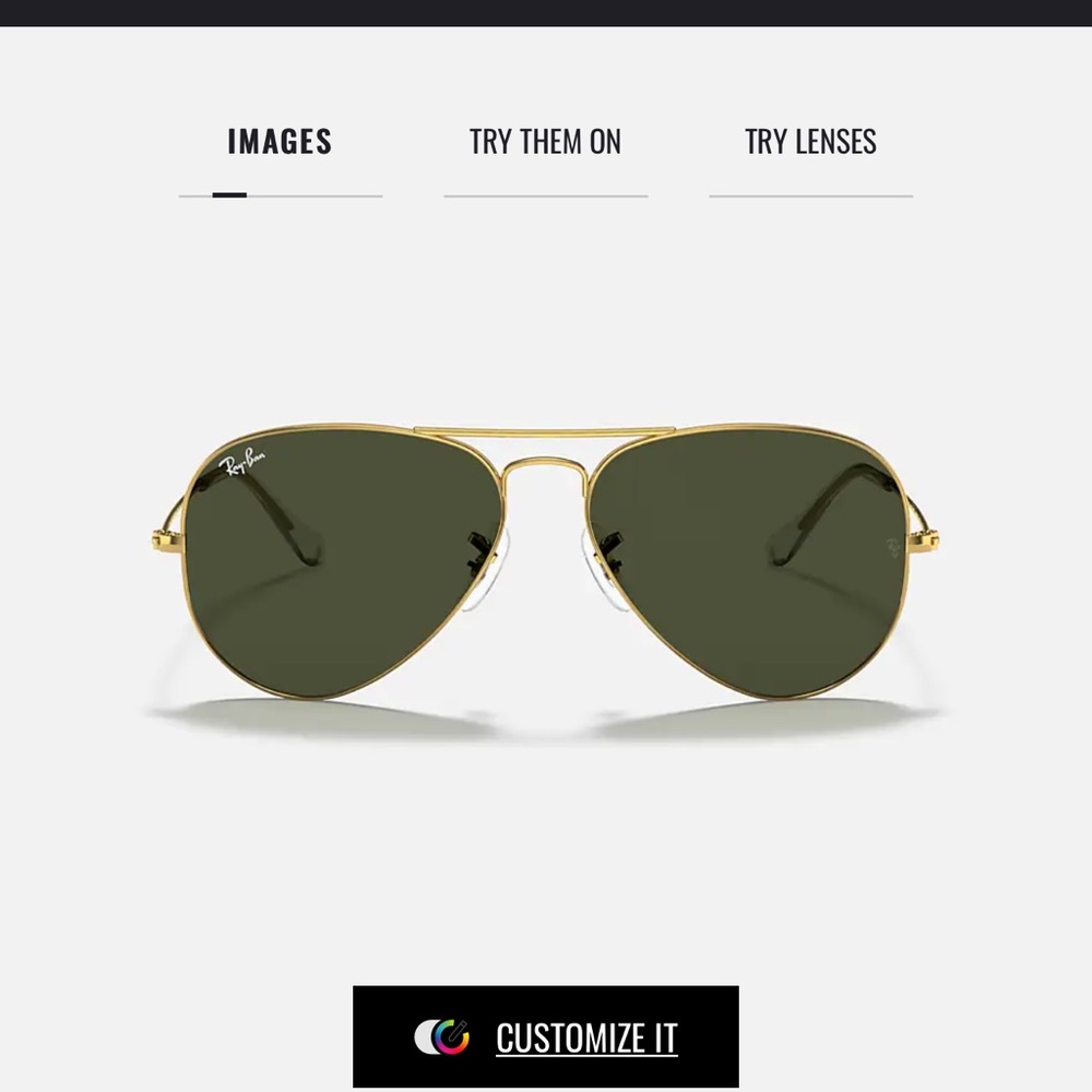 Authentic Ray-Ban aviators